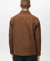 Mango Men's Pocketed Water-Repellent Jacket