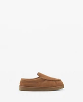 Mango Men's Sheepskin Lining Suede Clogs