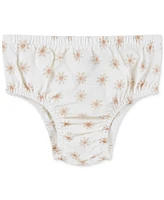 Huggies Baby Girls Ruffled-Sleeve Jersey Dress & Bloomer Set