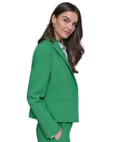 Karl Lagerfeld Paris Women's Single-Button Blazer