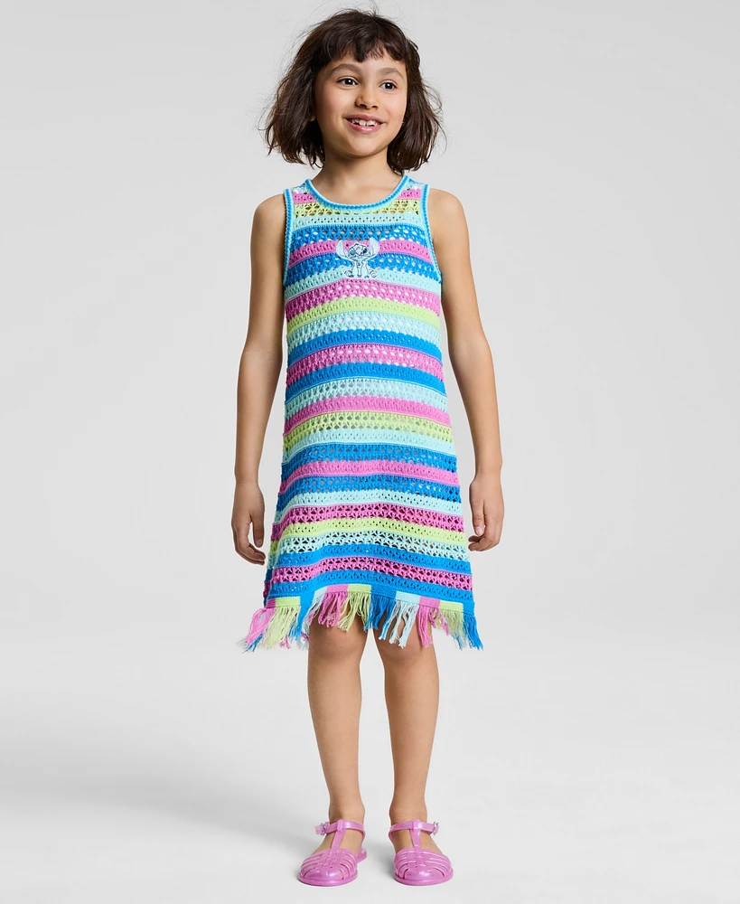 Disney Toddler and Little Girls Crochet With Fringe Hem Dress