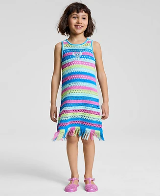 Disney Toddler and Little Girls Crochet With Fringe Hem Dress