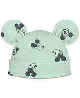 Disney Baby Boys 3-Pc. Mickey Mouse Bodysuit, Pants & Hat Set