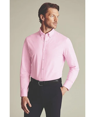 Charles Tyrwhitt Men's 4 Way Stretch Jersey Shirt