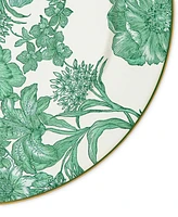 Mackenzie-Childs Emerald English Garden Charger Plate