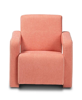 Baxton Studio 30.7" Madian Modern and Contemporary Upholstered Armchair