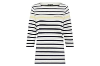Olsen Women's Striped Boat Neck T-Shirt