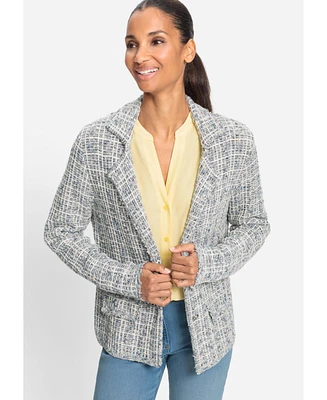 Olsen Women's Tweed Knit Jacket