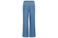 Olsen Women's Anna Fit Wide Leg Denim Look Pant