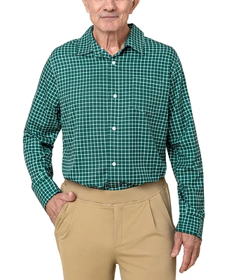 Joe & Bella Men's Adaptive Relaxed Fit Magnetic Button-Down Shirt