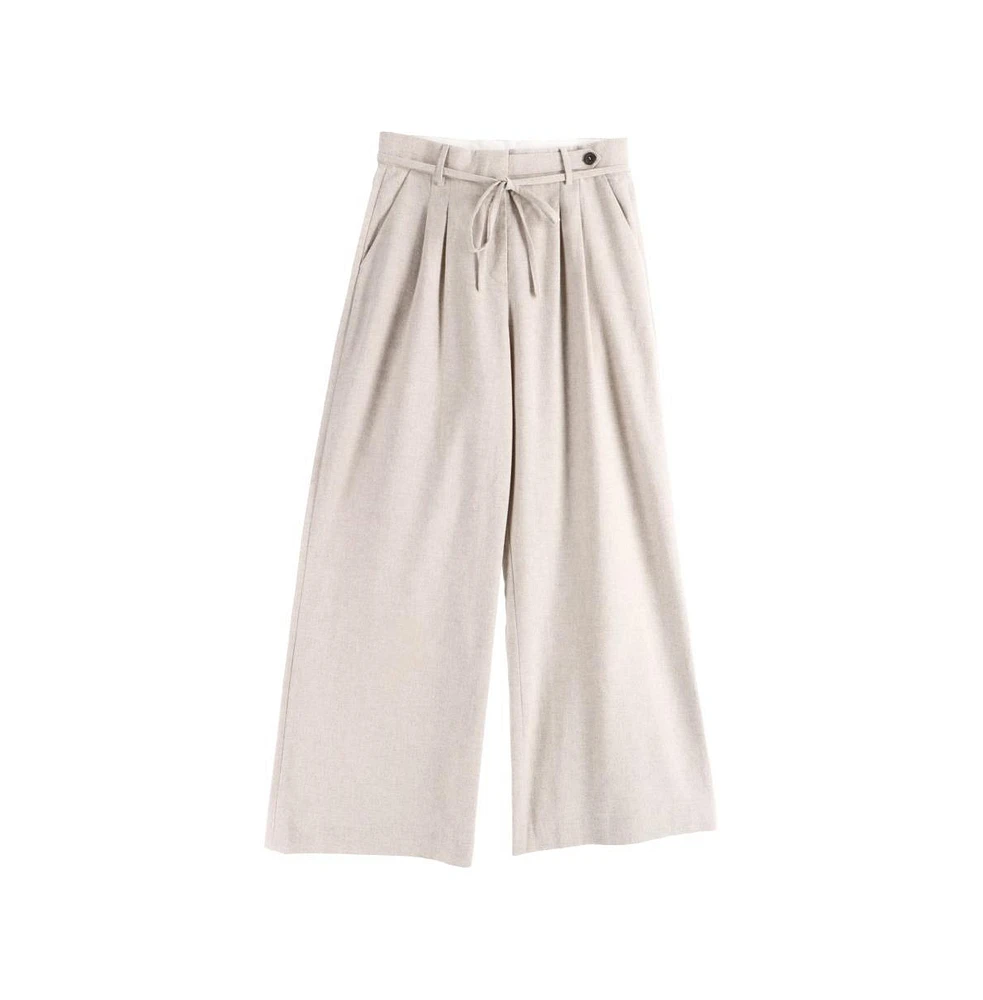 Alohas Women's Meran Cream Trousers