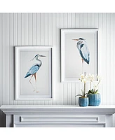 Blue Heron Prints, Set Of 2