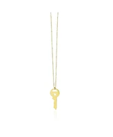 The Lovery Gold Key Heart Necklace 14K Gold