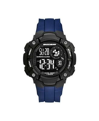Skechers Men's Westlawn Digital, Black Polycarbonate Watch