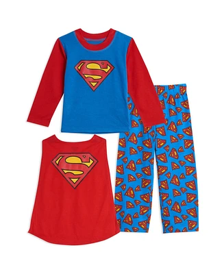 Justice League Toddler Boys Dc Comics Pullover Pajama Shirt and Pants Sleep Set