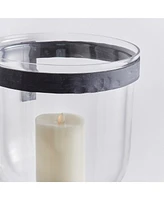 10.25"W x 10.25"D x 12"H Gwen Outdoor Wall Candle Holder Vessel