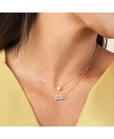 The Lovery Scribble Heart Necklace 14K Yellow Gold