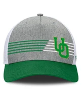 Fanatics Men's Heather Gray/Green Oregon Ducks Profile Trucker Adjustable Hat