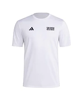 Adidas Men's White San Diego Fc Local Wrap T-Shirt