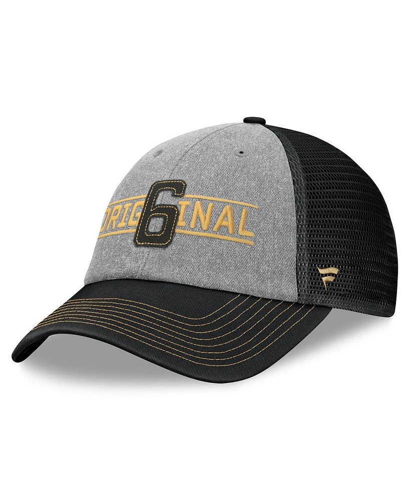 Fanatics Men's Gray Original 6 Rugged Trucker Adjustable Hat