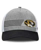 Fanatics Men's Heather Gray/Black Missouri Tigers Profile Trucker Adjustable Hat