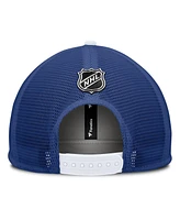 Fanatics Men's Blue/White Tampa Bay Lightning Authentic Pro Hometown Rink Foam Trucker Snapback Hat
