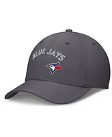 Nike Men's Gray Toronto Blue Jays Swoosh Performance Flex Hat