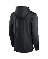 Nike Men's Black New Orleans Saints Lightweight Performance Hooded Long Sleeve T-Shirt