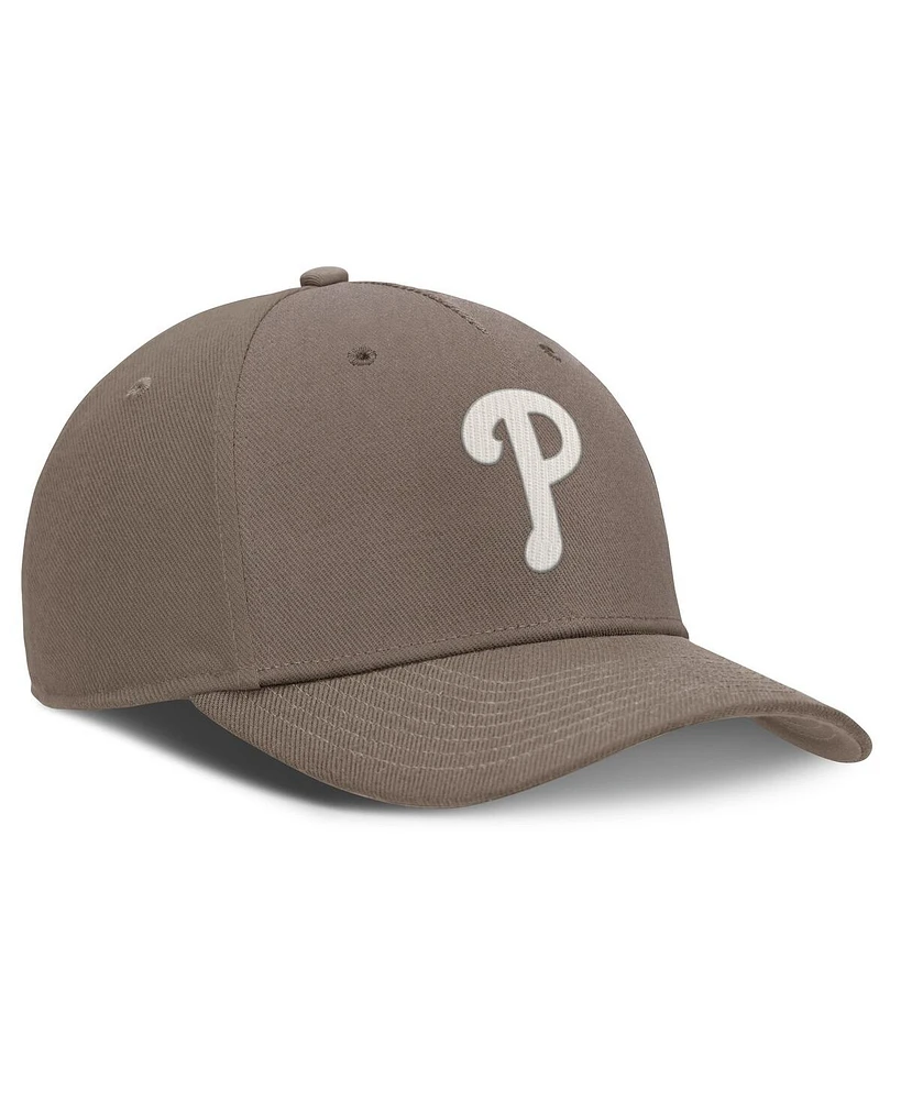 Nike Men's Brown Philadelphia Phillies Rise Performance Adjustable Hat