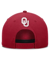 Fanatics Men's Crimson Oklahoma Sooners Foul Ball Rope Adjustable Hat