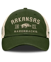 Fanatics Men's Olive Arkansas Razorbacks Oht Military Appreciation Frontier Trucker Adjustable Hat