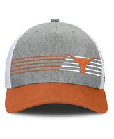 Fanatics Men's Heather Gray/Texas Orange Texas Longhorns Profile Trucker Adjustable Hat