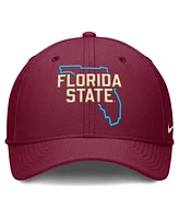 Nike Men's Garnet Florida State Seminoles Local Swoosh Flex Hat