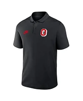 Nike Men's Black Ohio State Buckeyes Primetime Victory Legacy Vault Logo Performance Polo Shirt