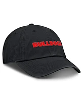 Nike Men's Black Georgia Bulldogs Core Club Mascot Wordmark Adjustable Hat