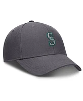 Nike Men's Gray Seattle Mariners Club Performance Adjustable Hat