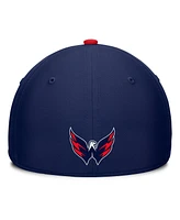 Fanatics Men's Navy/Red Washington Capitals Authentic Pro Rink Team Code Flex Hat