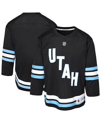 Outerstuff Big Boys and Girls Black Utah Hockey Club Replica Jersey