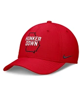 Nike Men's Red Georgia Bulldogs Local Swoosh Flex Hat