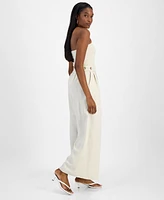 Bar Iii Women's Wide-Leg High-Rise Pants, Exclusively at Macy's