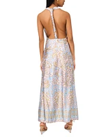 Parker Women's The Nia Printed V-Neck Maxi Dress