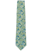Men's Classic Floral Print Silk Tie