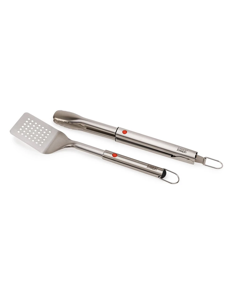 Joseph Joseph GrillOut 2-Piece Bbq Turner and Tongs Set