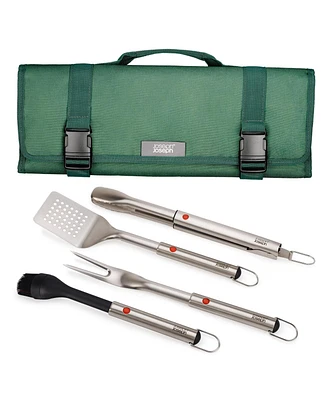 Joseph Joseph GrillOut 4-Piece Bbq Tool Set with Storage Case