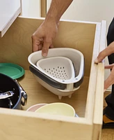 Joseph Joseph Droplet 2" Mini Compact Colander with Folding Handles