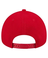 New Era Men's Scarlet San Francisco 49ers A-Frame 9FORTY Adjustable Hat