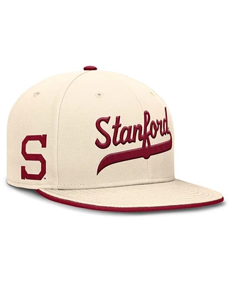 Nike Men's Natural Stanford Cardinal Primetime True Performance Fitted Hat