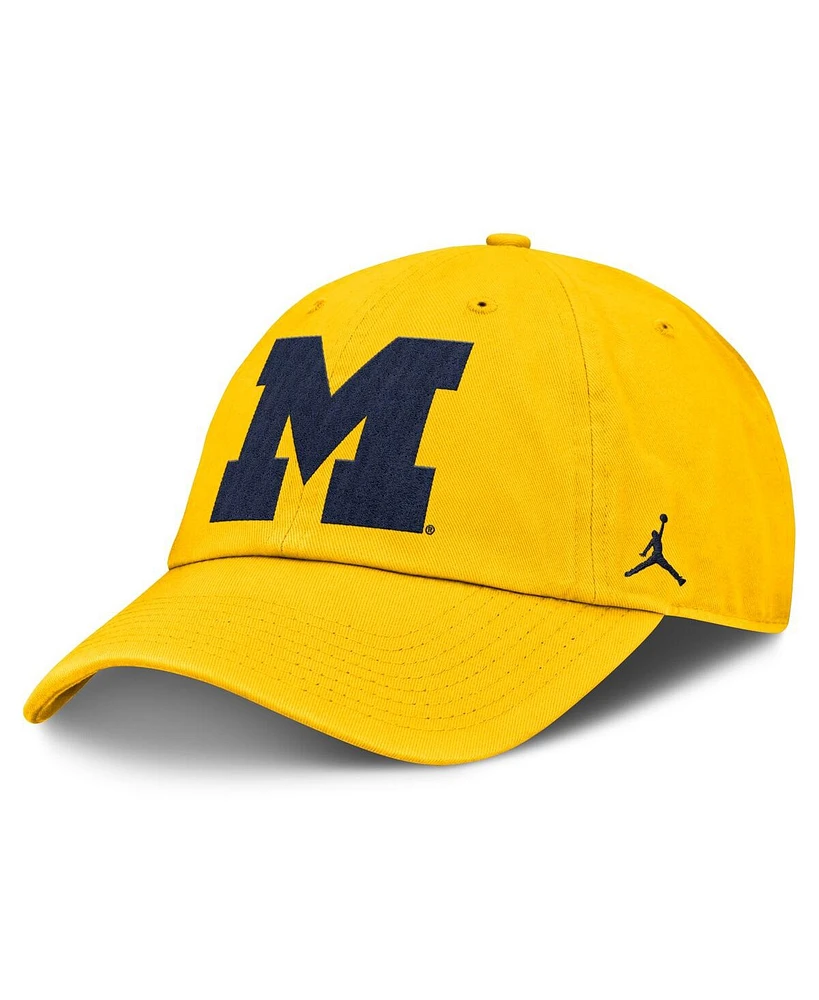 Jordan Men's Gold Michigan Wolverines Primetime Club Adjustable Hat