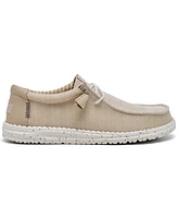 Hey Dude Men's Wally Stretch Slip-On Casual Moccasin Sneakers from Finish Line