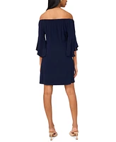 Msk Petite Off-The-Shoulder Shift Dress